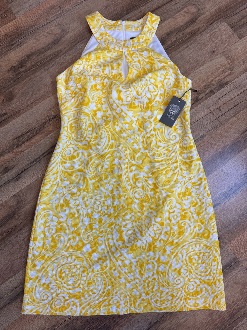 Garden Party | Brunch | Vacation Vince Camuto Marigold Keyhole Halter Sundress